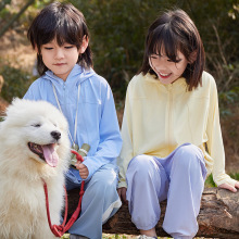 儿童防晒衣2024新款夏季男童女童轻薄防紫外线冰丝透气户外遮阳服