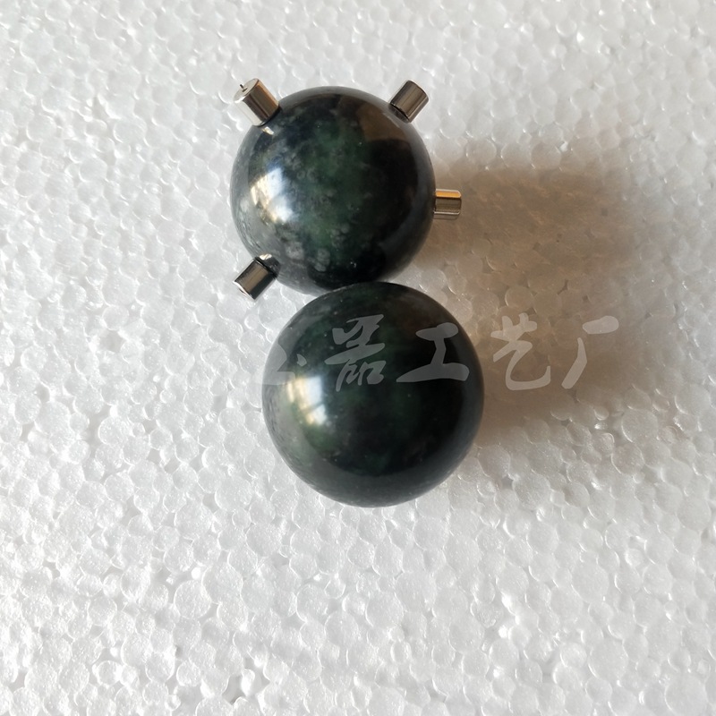 药王石手球蛇纹石玉球手玩件墨绿玉水杯手镯球手把玩直播批发手球