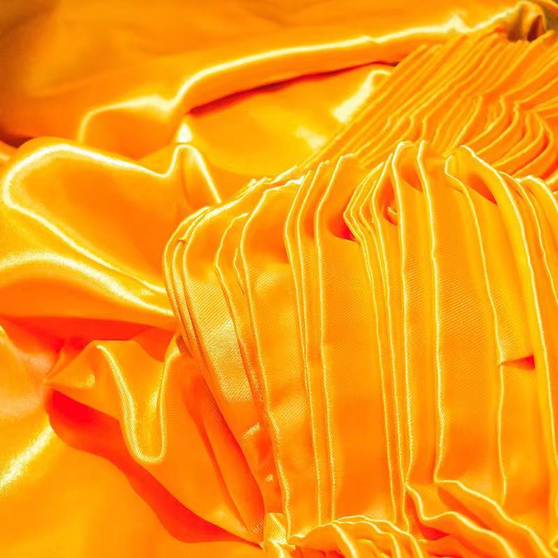 五枚缎八美缎布舞台面料酒盒布礼盒布包装布条黄布绸布佛堂布绸缎