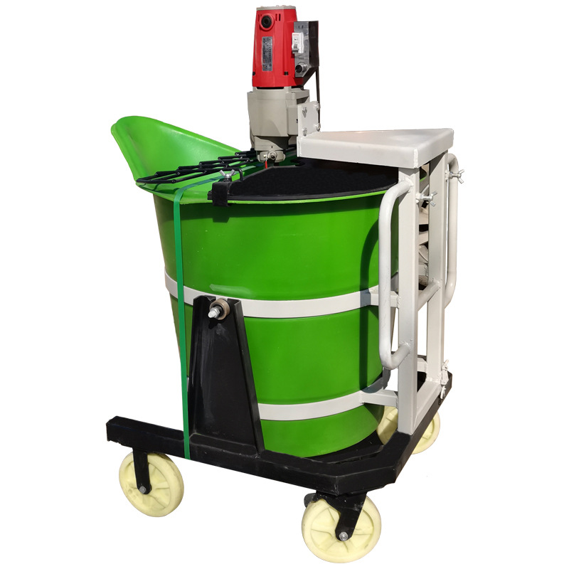 混凝土两相电石膏自流平家装搅拌机塑料倾斜式全自动水泥不锈钢桶