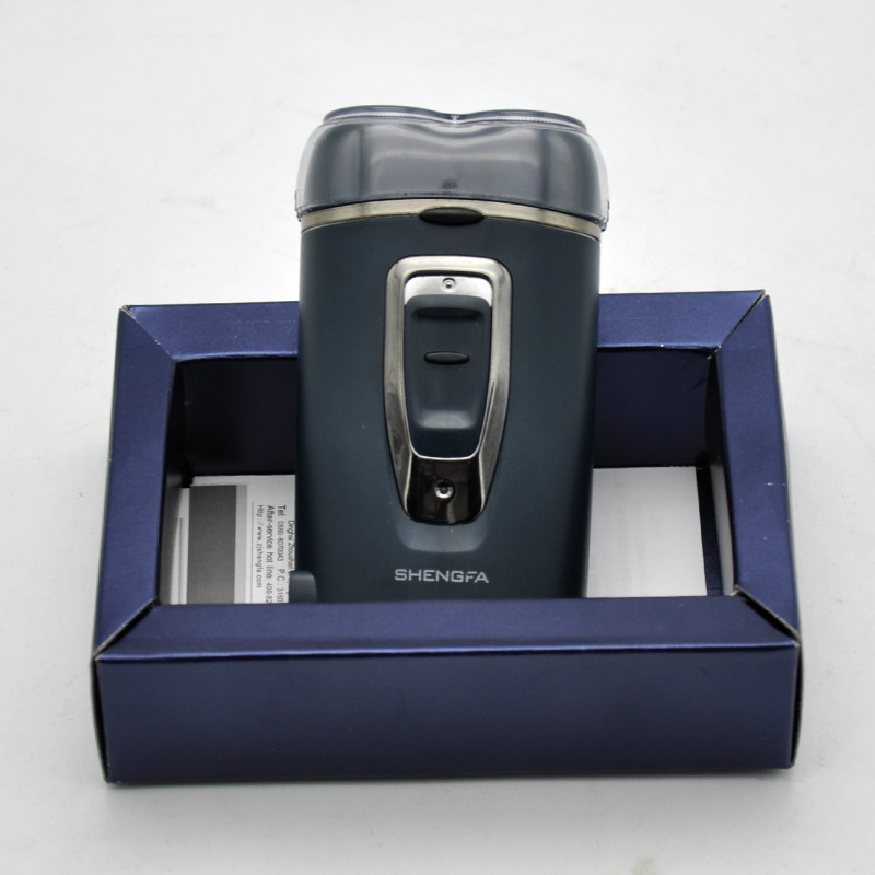 盛发电动剃须刀622男士充电式干电池胡须刀贴面浮动刮胡刀