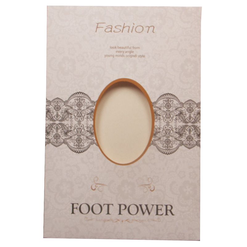 英文丝袜包装盒连裤丝袜任意剪袜菠萝袜纸盒开窗透明丝袜盒现货