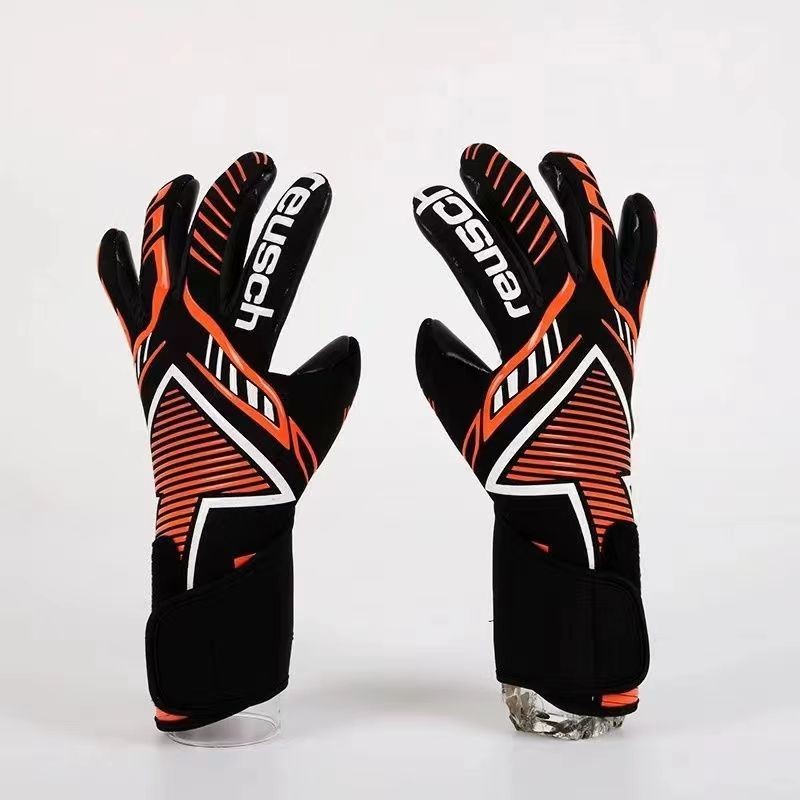 Factory in Stock Goalkeeper Football Gloves Adult and Children Goalkeeper Game Professional Non-Slip Breathable and Wearable