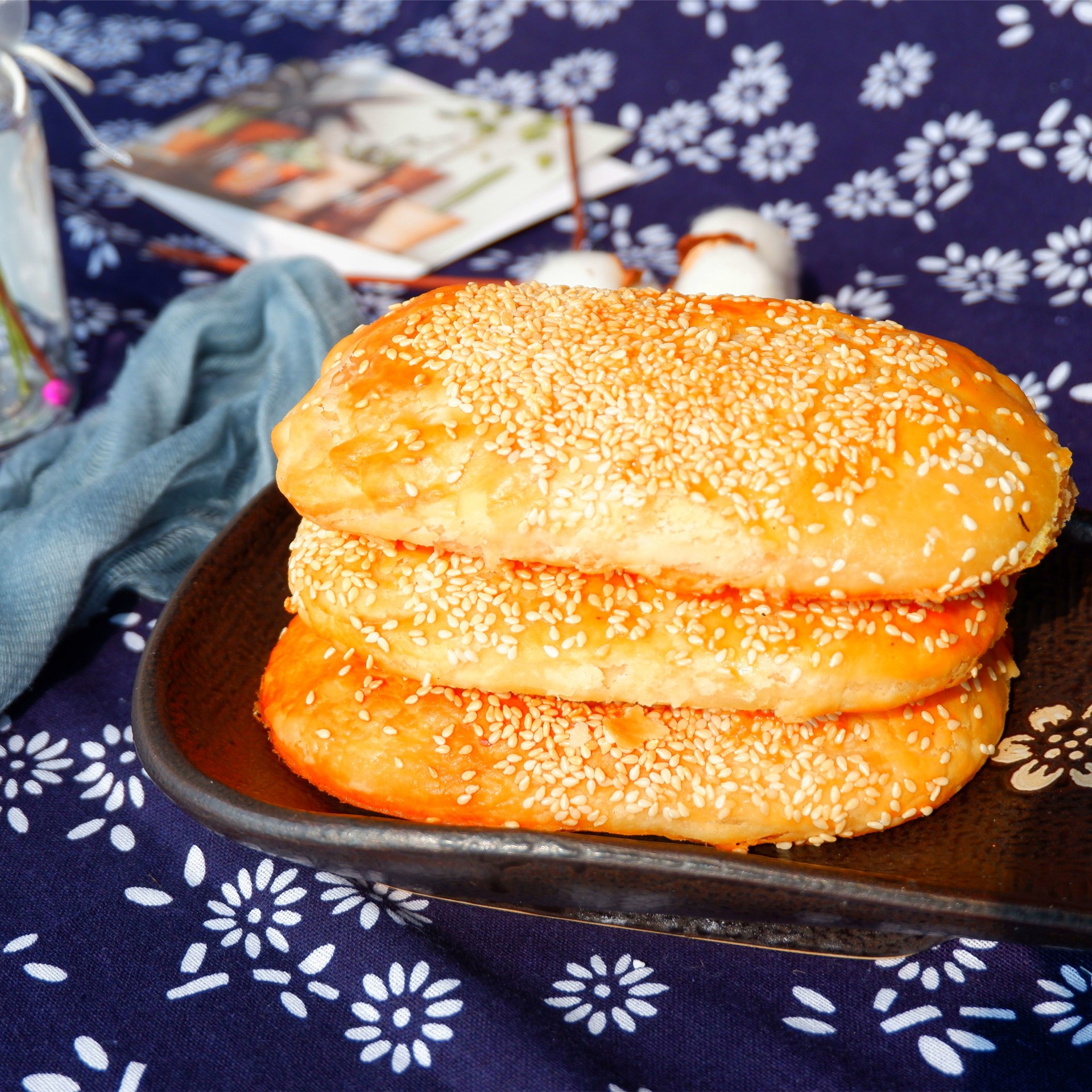 王兴记无锡惠山油酥饼12个酥饼糕点烧饼江苏特产美食小吃手工现做