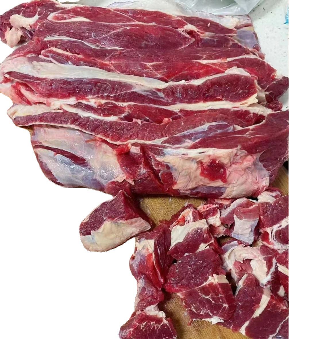 十斤进口冷冻肚腩带肋条牛坑腩牛腩牛排腩肚腩肋条生牛肉商用批