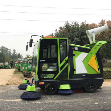 学校景区扫地机粉尘树叶电动清扫车设备厂区吸尘扫地机机器批发