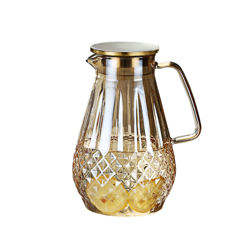 new kettle glass cold kettle household heat resistant high temperature explosion-proof kettle glass pot water pitcher juice cold kettle