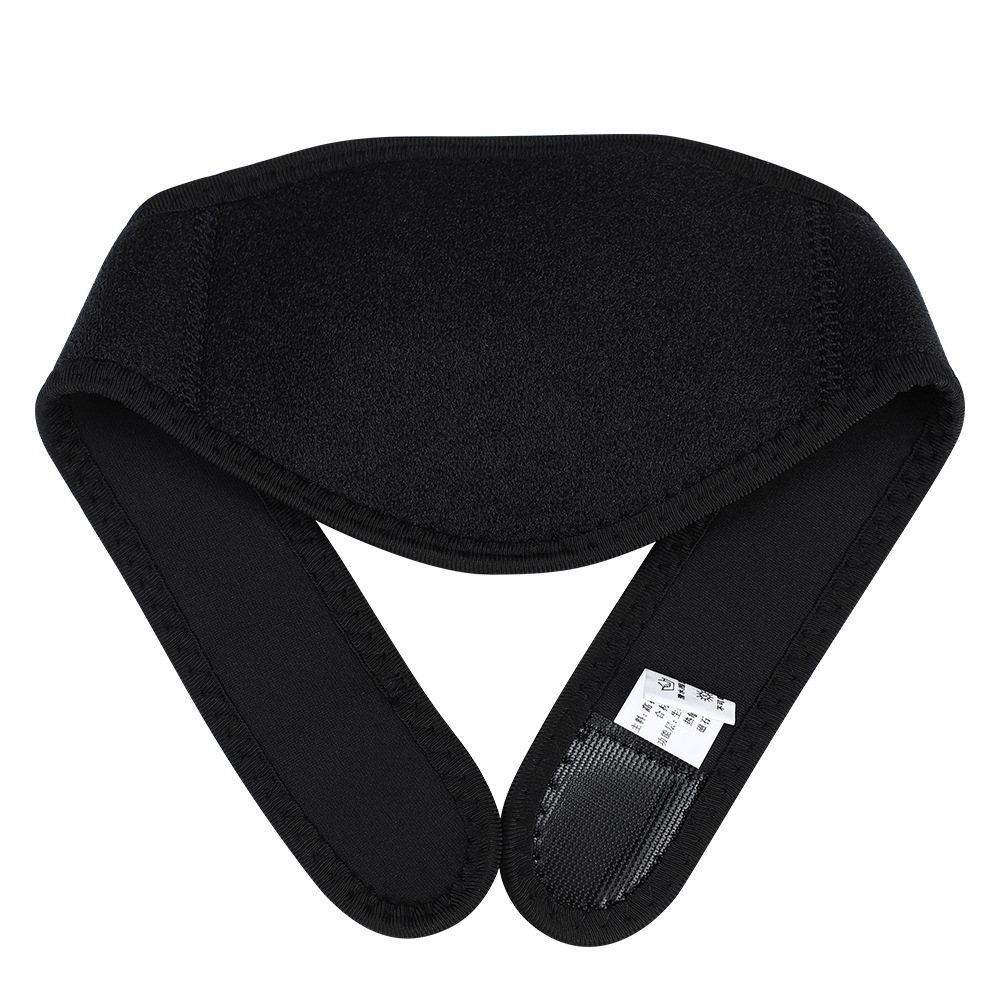 跨境ok布9颗磁石弹力护颈自发热理疗热敷颈椎护颈带保暖护颈带