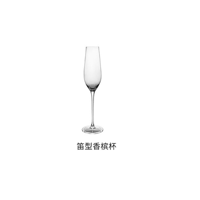 European-Style Champagne Glass Red Wine Glass Crystal Red Wine Glass Artificial Blown Wine Goblet Foreign Trade Export Spot Manufacturer