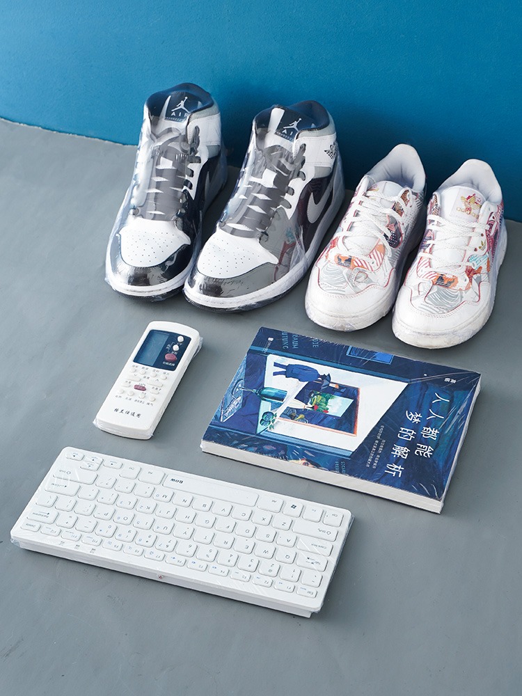 热缩膜热缩袋包鞋子鞋膜保护袋封鞋膜收缩膜袋球鞋收纳塑封密封膜