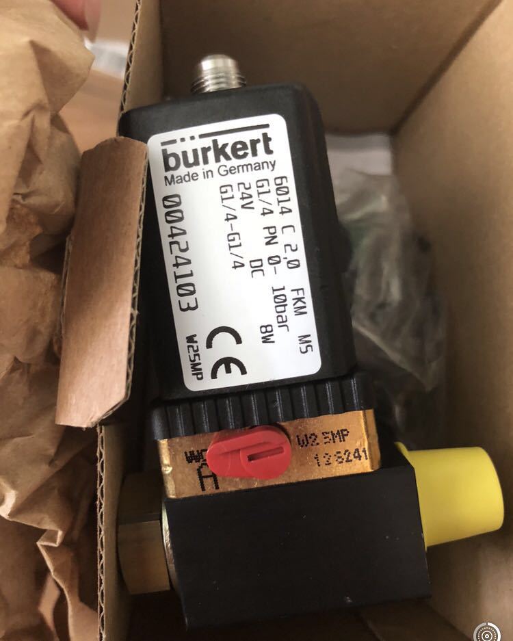 德国burkert宝德电磁阀6014-00424103全新现货424103黄铜材质6014
