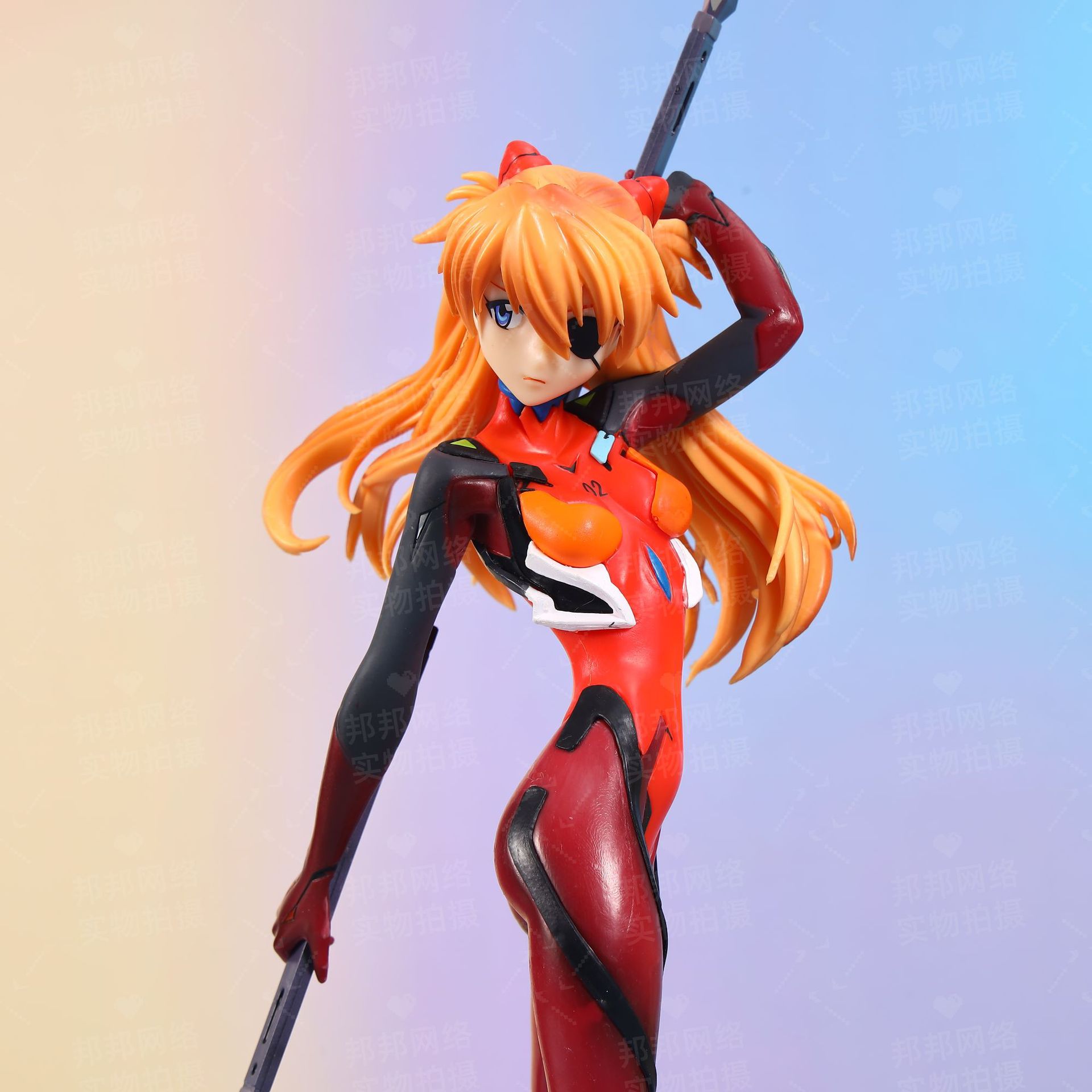 新福音战士 明日香系列 剧场版战斗服明日香 摆件手办动漫系列