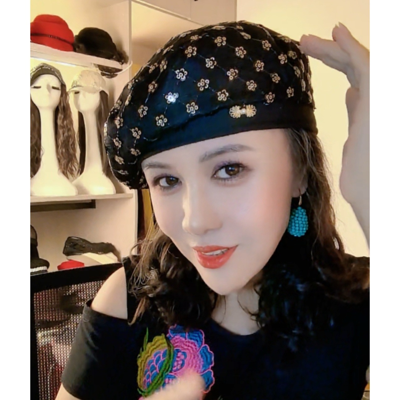 夏季薄款贝雷帽女春夏透气百搭显脸小蓓蕾帽气质网红夏天时尚帽子