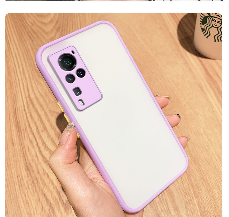 vivox60手机壳vivox60pro防摔网红男女新款情侣磨砂硅胶透明全包