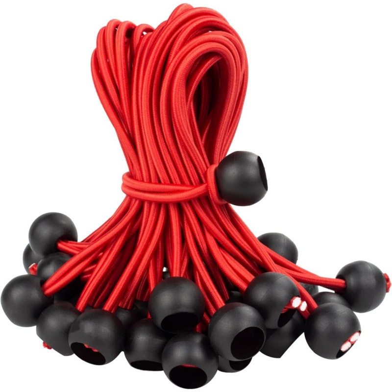 Cross-Border Color Elastic Ball Head Rope Curtain Binding Bungee Jump Rope Ball Rope Tent Fixed Ball Head Elastic String Outdoor