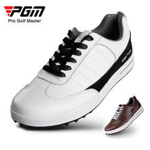 PGM 厂家直供 高尔夫球鞋 男士牛皮无钉鞋 防水透气休闲鞋 运动鞋