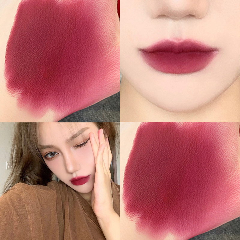 可爱奶茶熊草莓兔慕色 丝绒雾感口红丰盈柔滑显色持久不拔干日常