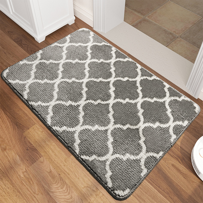 Cross-Border Polypropylene Door Mat Ins Striped Door Mat Household Entrance Mats Non-Slip Door Mat