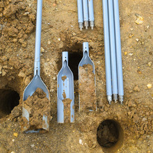 洛阳铲打洞取土挖土挖洞锰钢铲头挖坑井考古勘探打孔工具