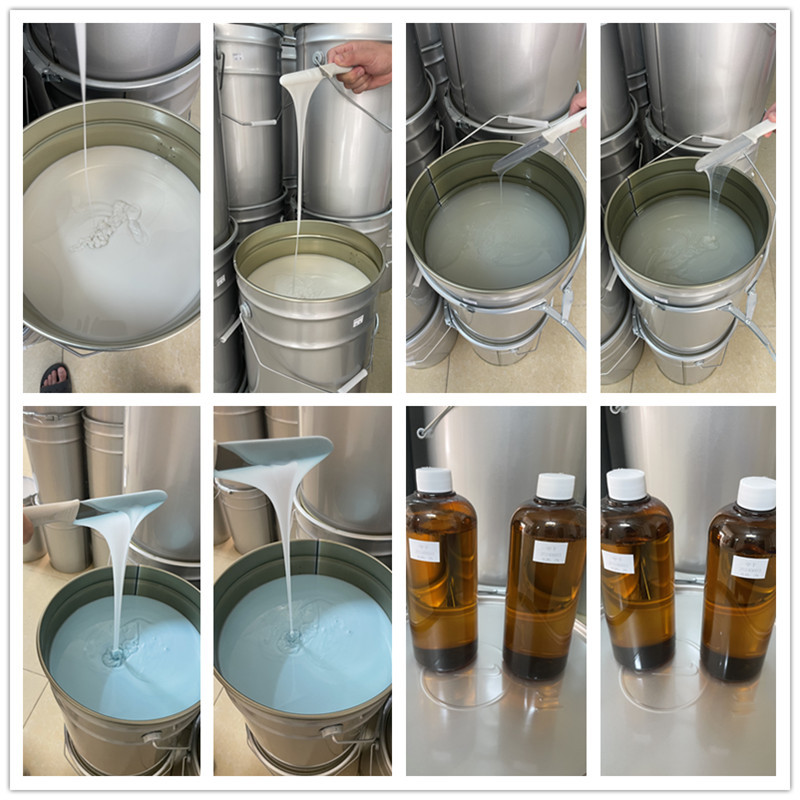 聚氨酯树脂8012AB水翻模PU原材料硅胶不饱和透明树脂模具动漫模型