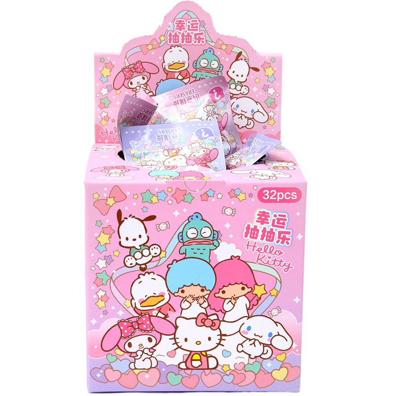 Sanrio Rubber Blind Box Good-looking Cute 3D Eraser Removable Assemble Clearomizer Fun Chouchoule