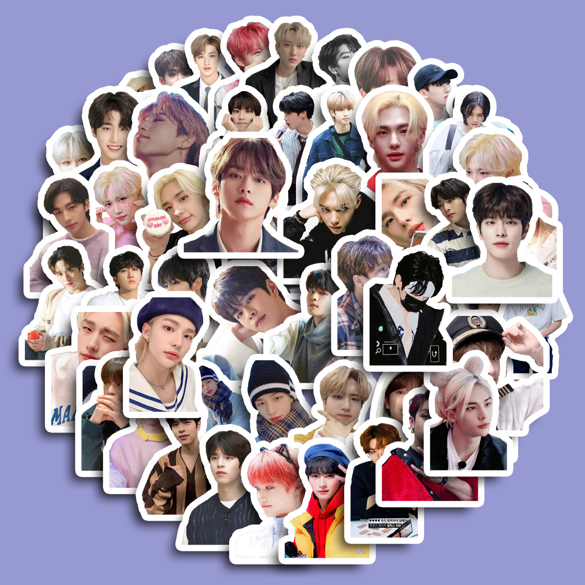 120 Pieces into Stray Kids Star Journal Stickers Water Cup Luggage Notebook Decorative Sticker Ins Style Stickers