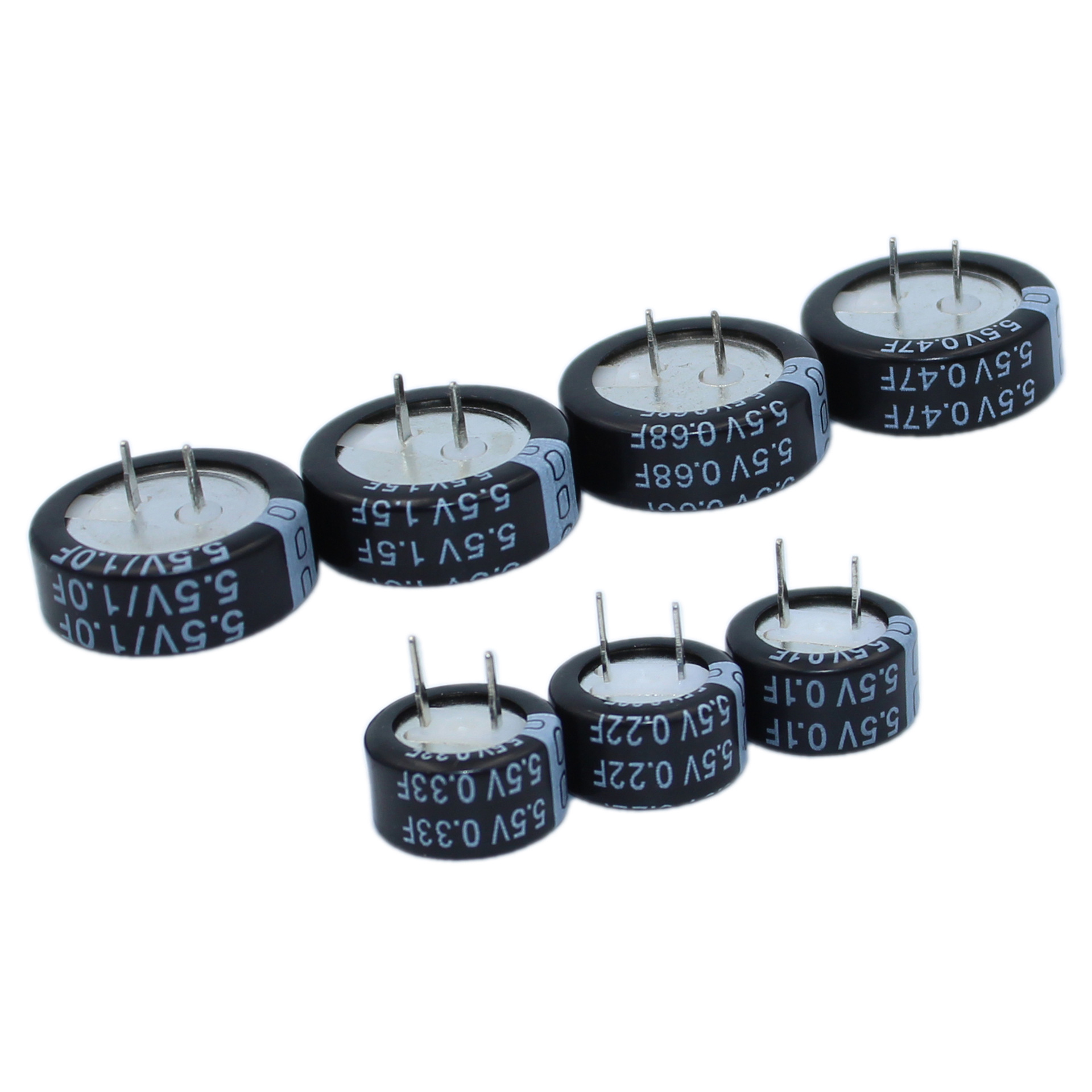 超级电容器c型5.5v 0.1f 纽扣叠片式电容器 双层电容