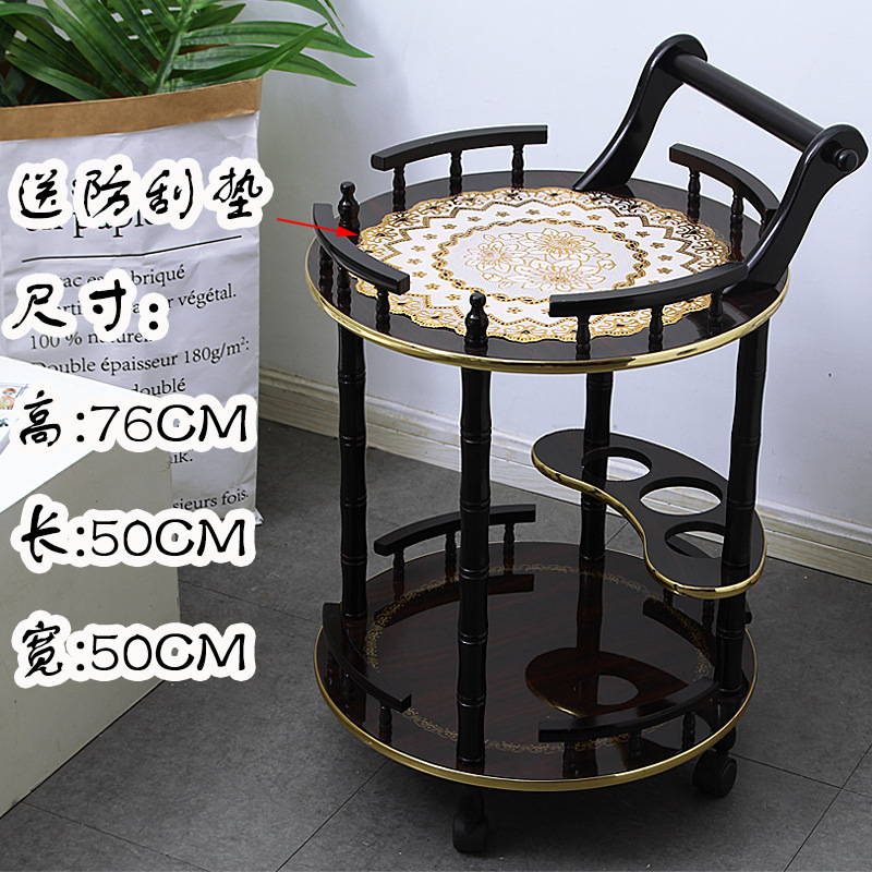 Small Trolley for Beauty Salon Store Small Microdermabrasion Machine Storage Rack Hairdressing Tool Trolley Nail Tattoo Table Wood