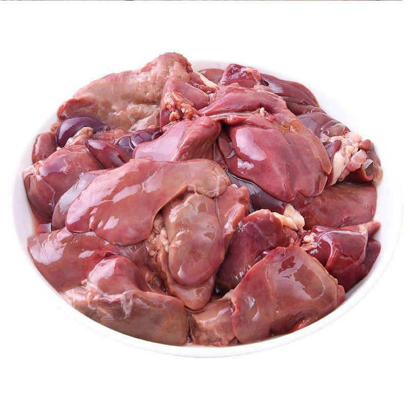 新鲜鸡心 生鸡心 内脏 鸡肝 冷冻鲜鸡心 烧烤卤味鸡胗食材炒菜