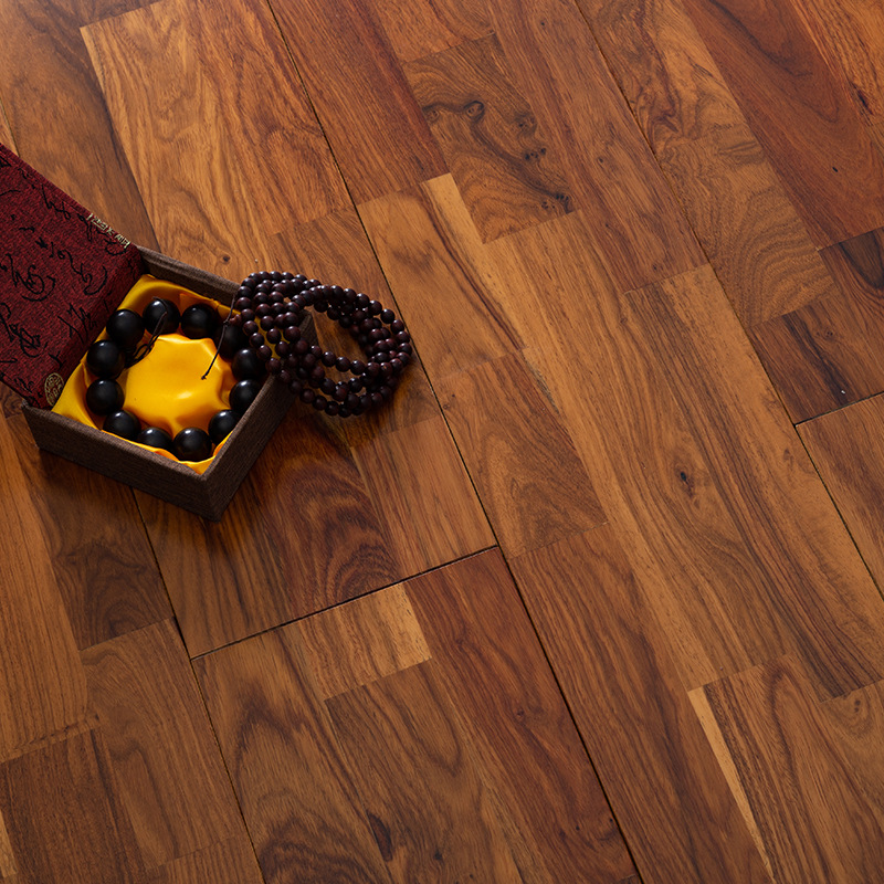 亚花梨地板三拼