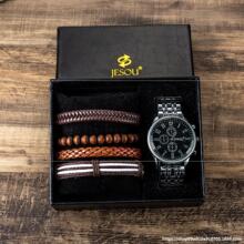 *wristwatch wallet cufflink ballpoint pen ifts set for men