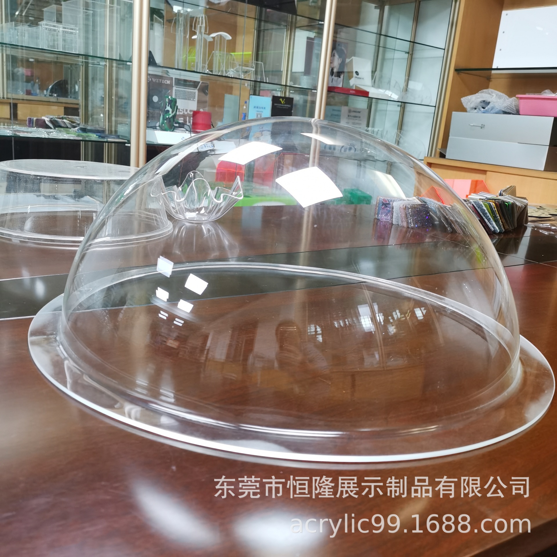 亚克力摄像头罩半球透明罩子塑料半圆展示盒酒店弧形半圆盒子
