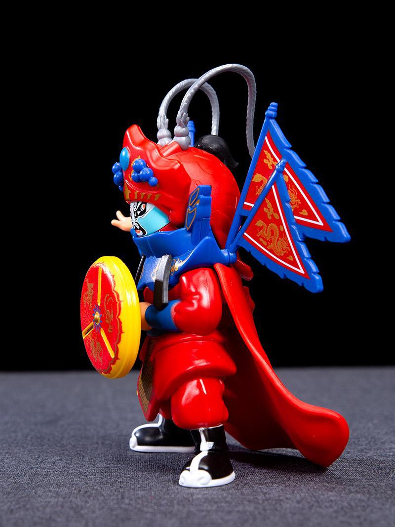 中国风礼品川剧变脸娃娃玩偶四川成都特产变脸玩具戏曲脸谱送老外