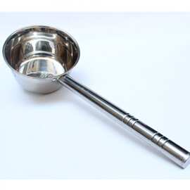 铁勺子买二送一不锈钢加厚汤勺加长柄水大汤瓢水瓢舀饭店食堂商用