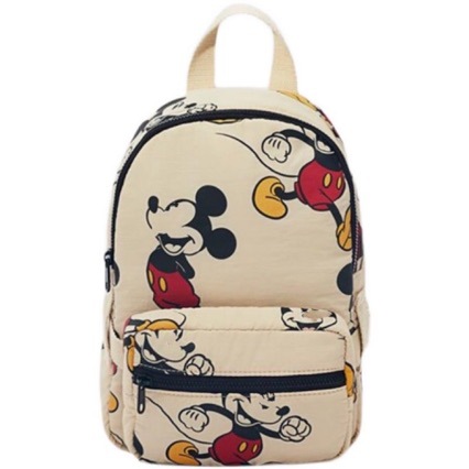 Z Mickey Mouse Kindergarten Kid's Small Schoolbag Cute Mickey Mouse Printing Small Class 3 Years Old 5 Years Old Lightweight Double-Shoulder Backpack