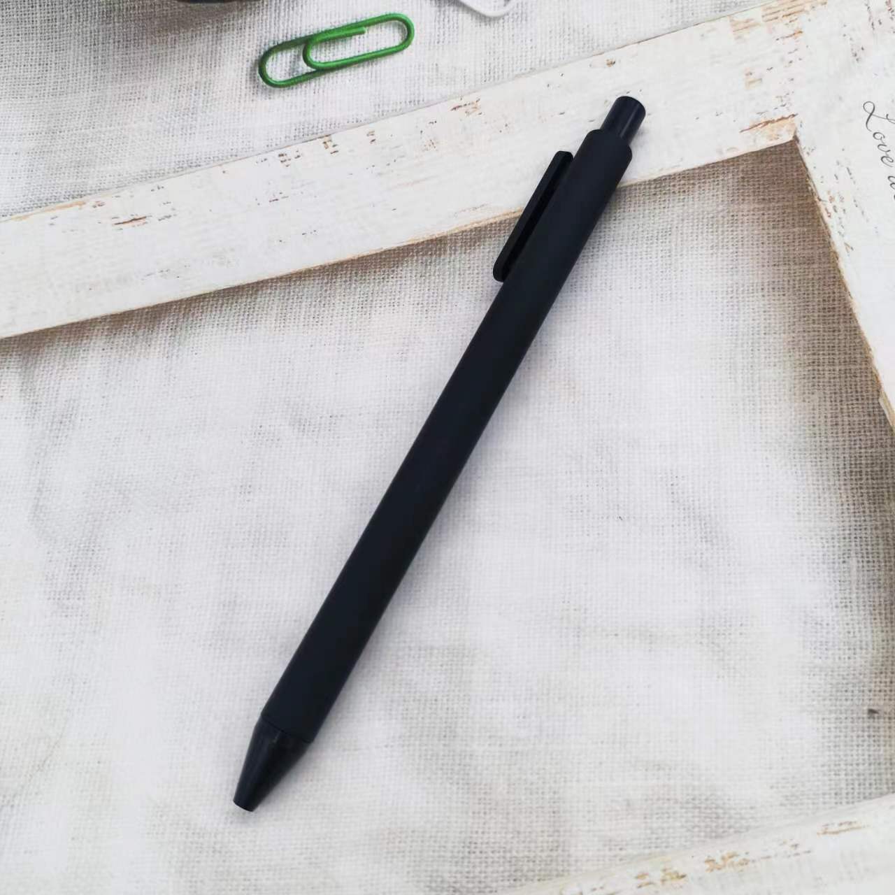 Student Maca Dragon Morandi Plastic Pen Printing Logo Office Writing Spray Glue Ballpoint Pen Advertising Marker