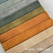 加厚拉丝纹理复合布科技绒绒布沙发布面料裂纹荷兰绒现货供应