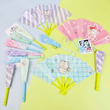 夏季儿童折叠扇学生可爱卡通小扇子塑料随身携带折扇礼品用品批发