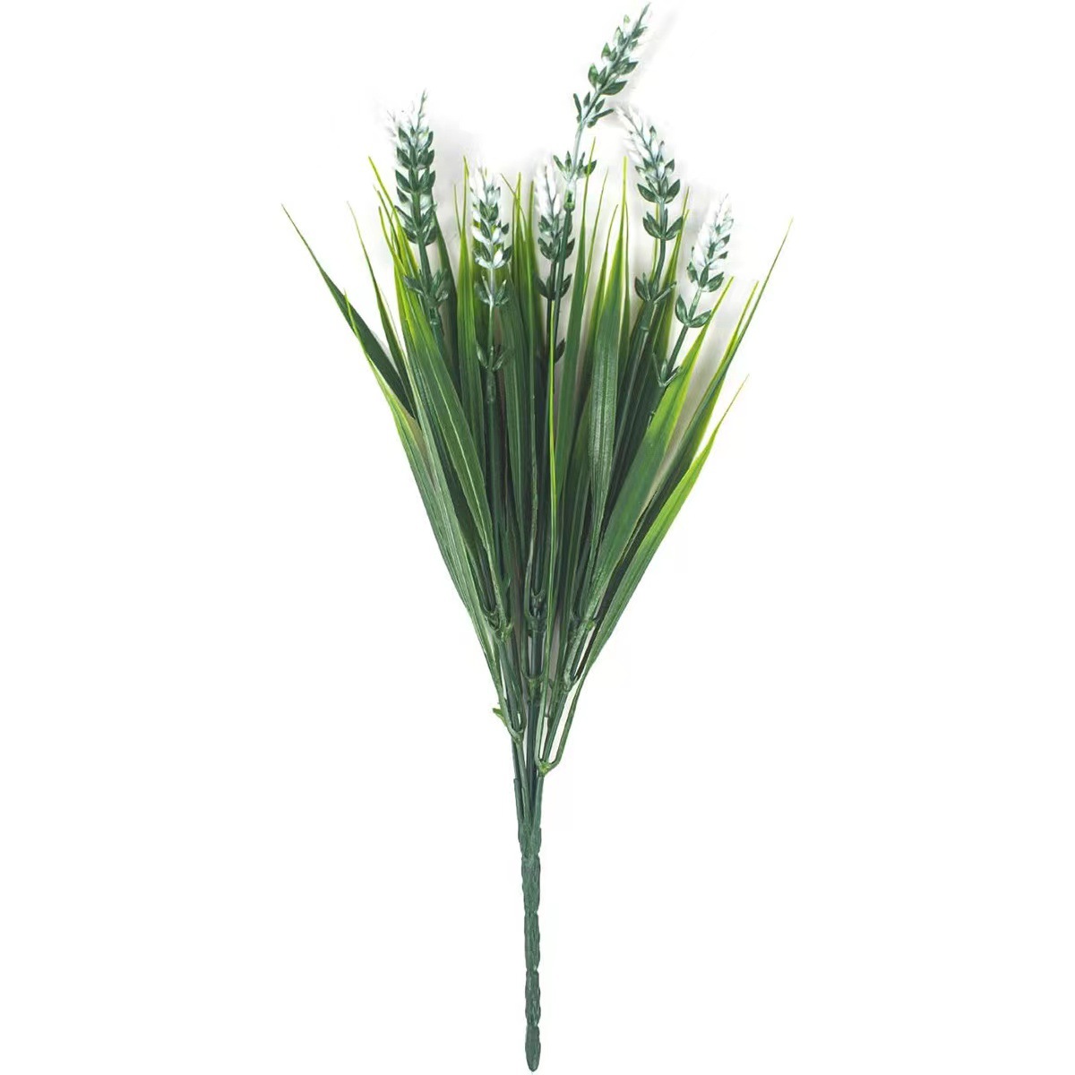 artificial flower artificial plant Amazon 7 Fork Lavender Simulation Spring Grass Wheat Water Plants Idyllic Decoration Potted Partition Engineering Plant Decorative Grass