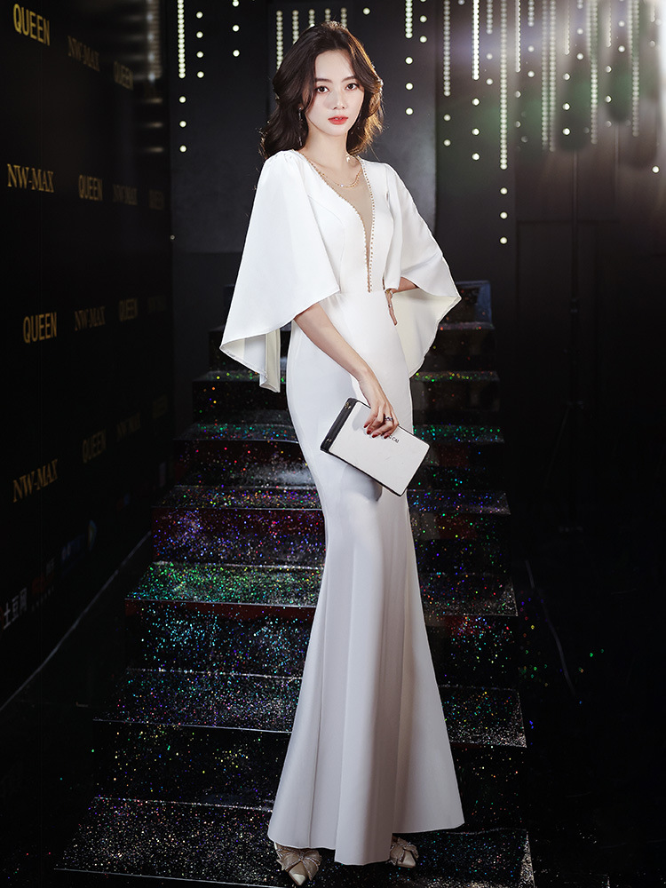 大气晚礼服裙女高端高贵新款2022爆款名媛高级质感奢华设计感小众