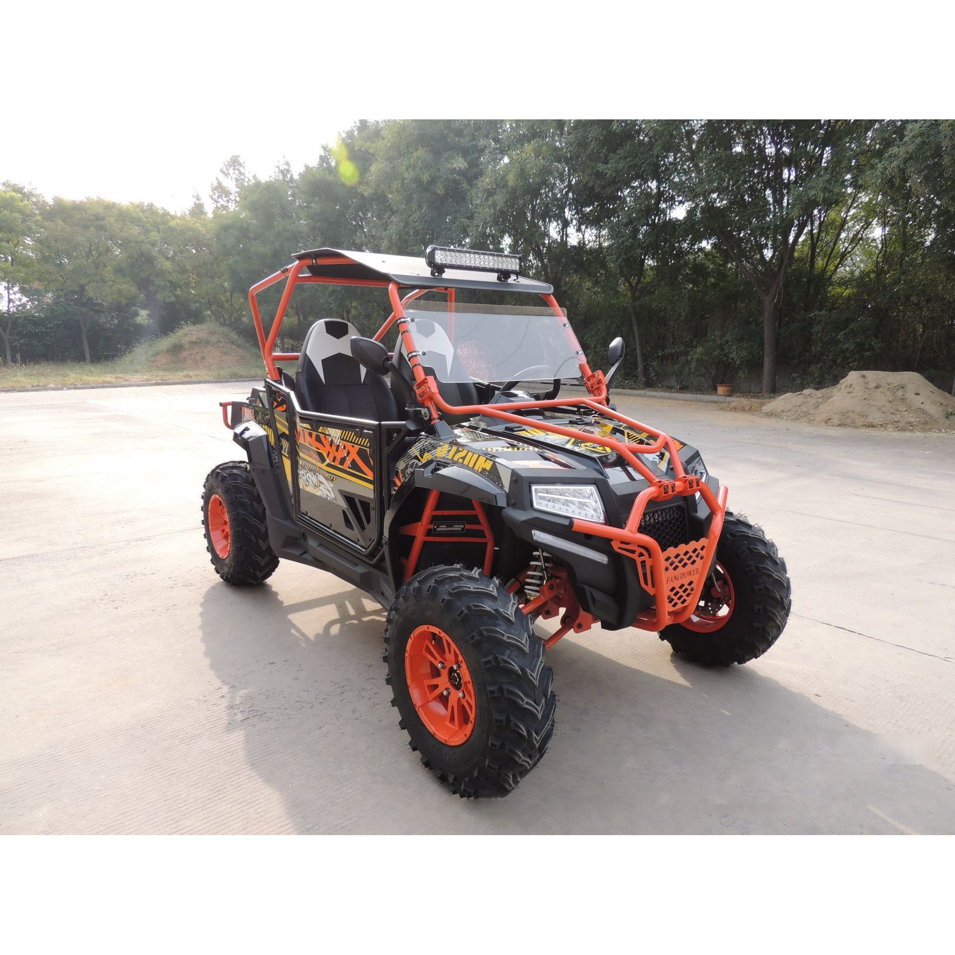 400cc 四轮双人卡丁车沙滩车山地越野摩托车成人汽油电动车轴传动