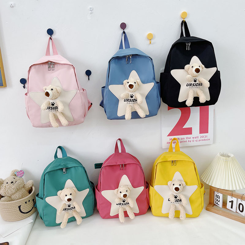 Wholesale 2022 New Cute Children's Bag Children's Cute Backpack Bear Children's Schoolbag Fashion Kindergarten Schoolbag