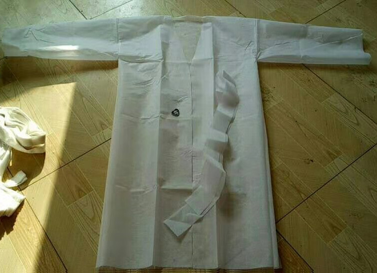 厂家批发孝衣晨博殡葬用品一次性无纺布孝衣白事用品孝布