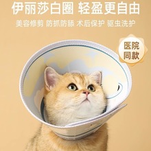 伊丽莎白圈狗狗脖圈猫咪项圈绝育防舔软伊莉莎白圈宠物头套耻辱圈