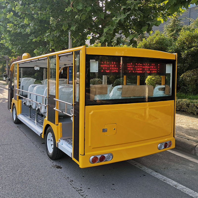 观光车23座电动车景区接驳车皮卡丘卡通观光车旅游景区接待车