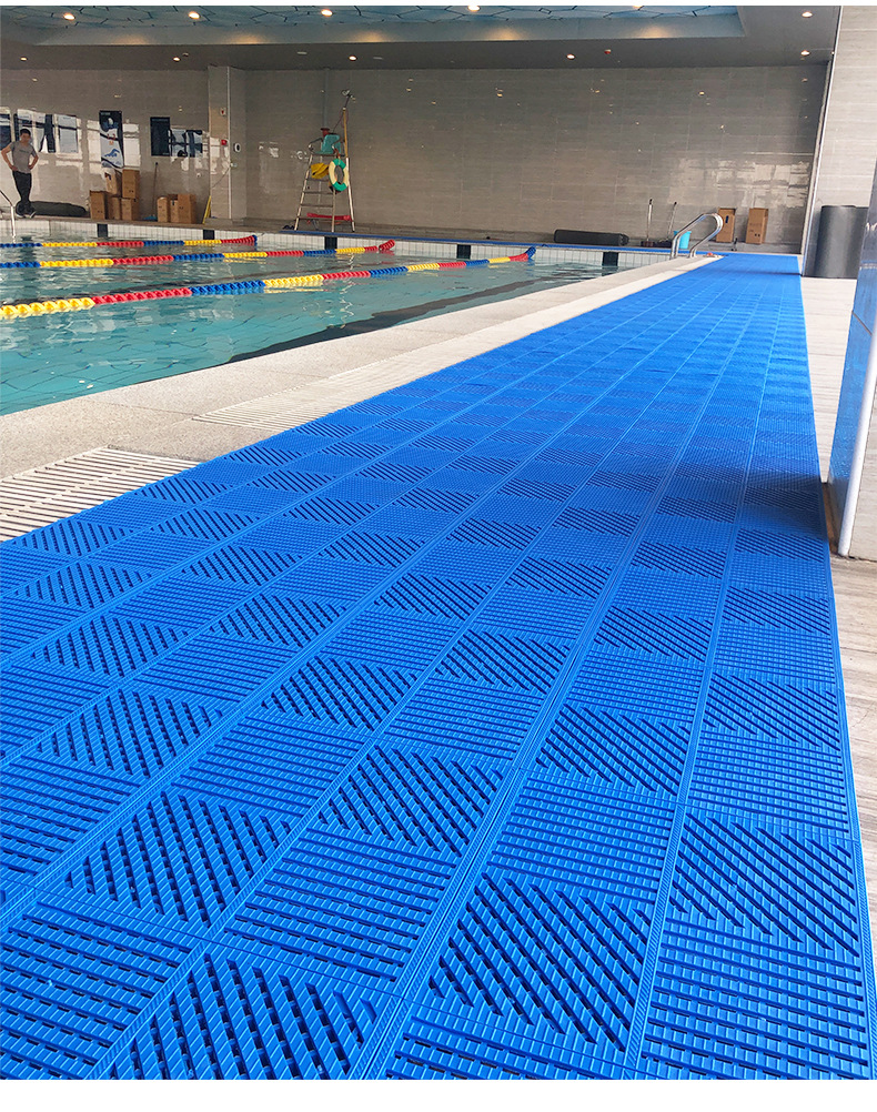 泳池防滑垫游泳馆隔水脚垫健身房厕所地垫卫生间洗手间防水垫子