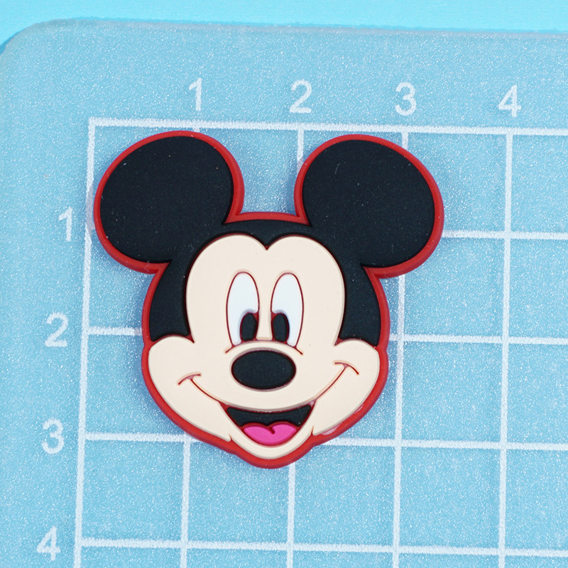 diy饰品配件pvc软胶卡通鸭子老鼠贴片手机壳装饰配件卡通材料