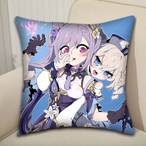 刻晴抱枕原神游戏周边diy动漫二次元长条抱枕全身等身枕头批发