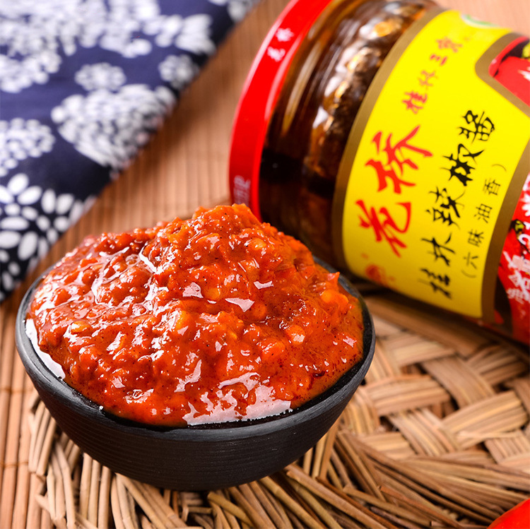 花桥 桂林辣椒酱 六味油香215g*20瓶 炒菜点蘸牛杂拌面调味汤粉饭
