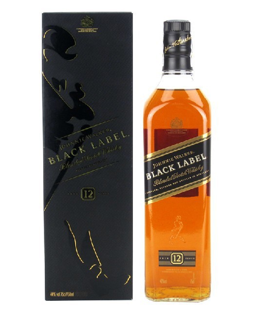 洋酒尊尼获 黑方12年 调配型苏格兰威士忌-阿里巴巴